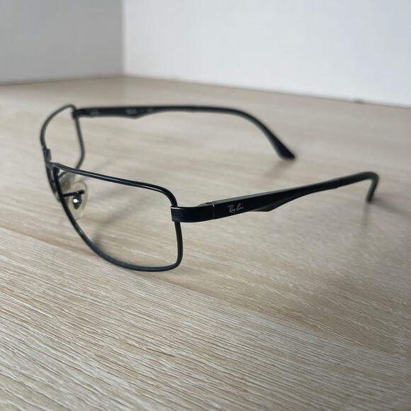 Ray-Ban RB3498 002/71 Black Rectangular Sunglasses FRAMES Flex Hinge 61-17-135 - Picture 3 of 8